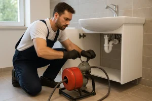 Blocked Drain Plumber fixing blocked drain