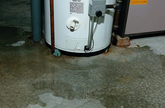 leaking hot water tank